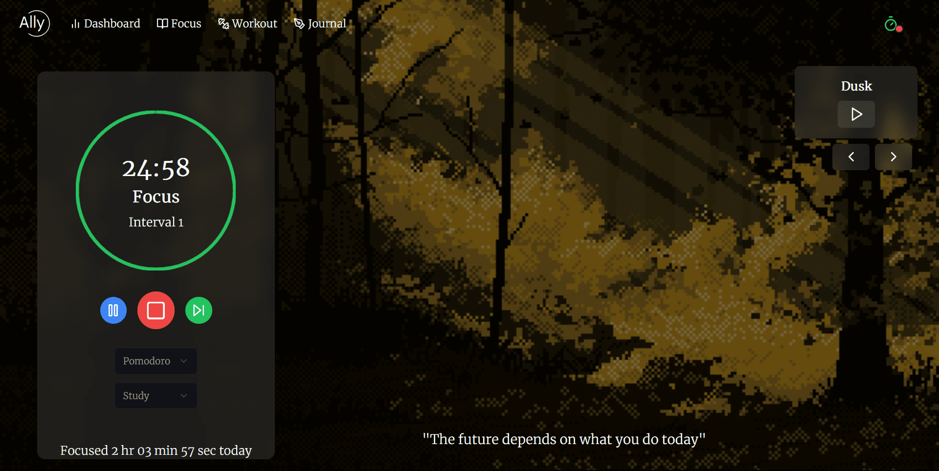 Focus Page
